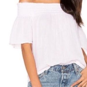 Michael Stars off the shoulder blush top